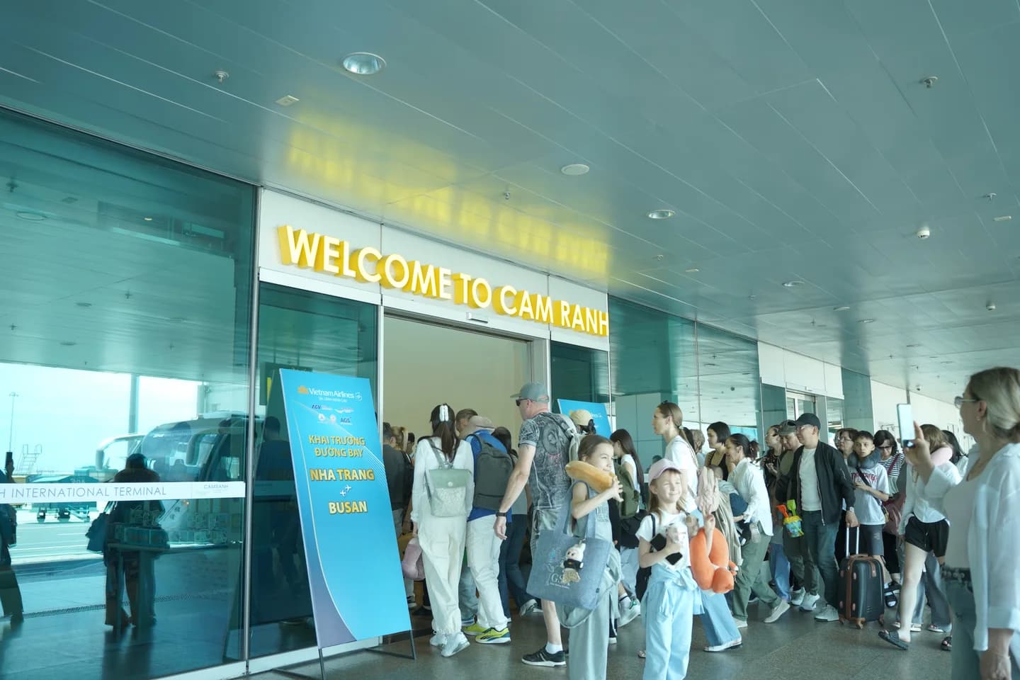 Public arrival area