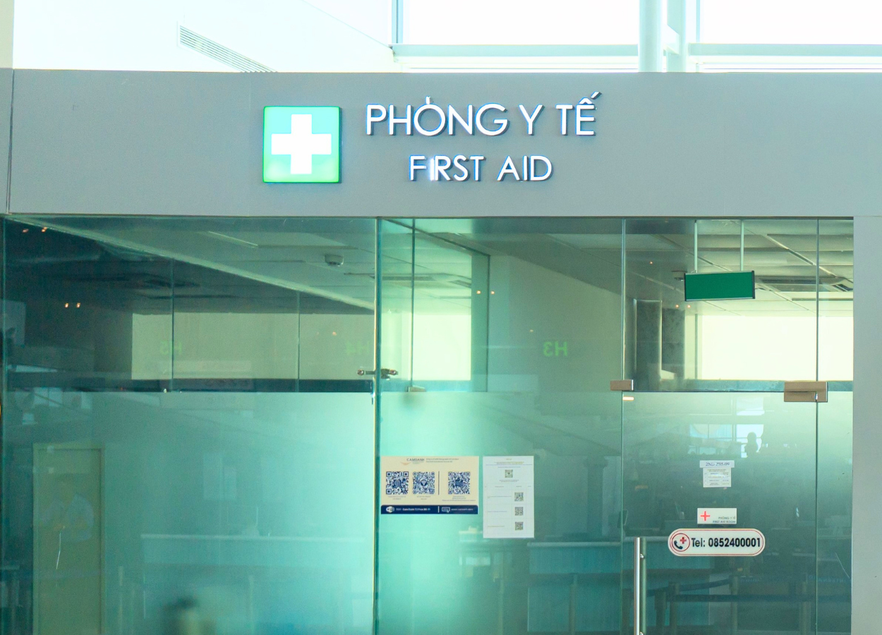 Medical clinic corridor