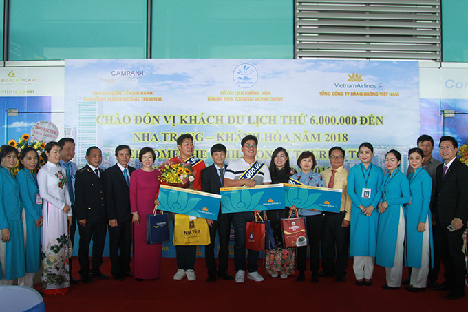 Ceremony to welcome the 6 million tourists to Nha Trang - Khanh Hoa 2018 is the opening event for the series of activities and events of the 2019 National Tourism Year.